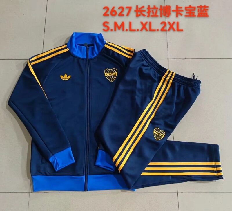 AAA Quality Boca Juniors 26/27 Tracksuit - Dark Blue